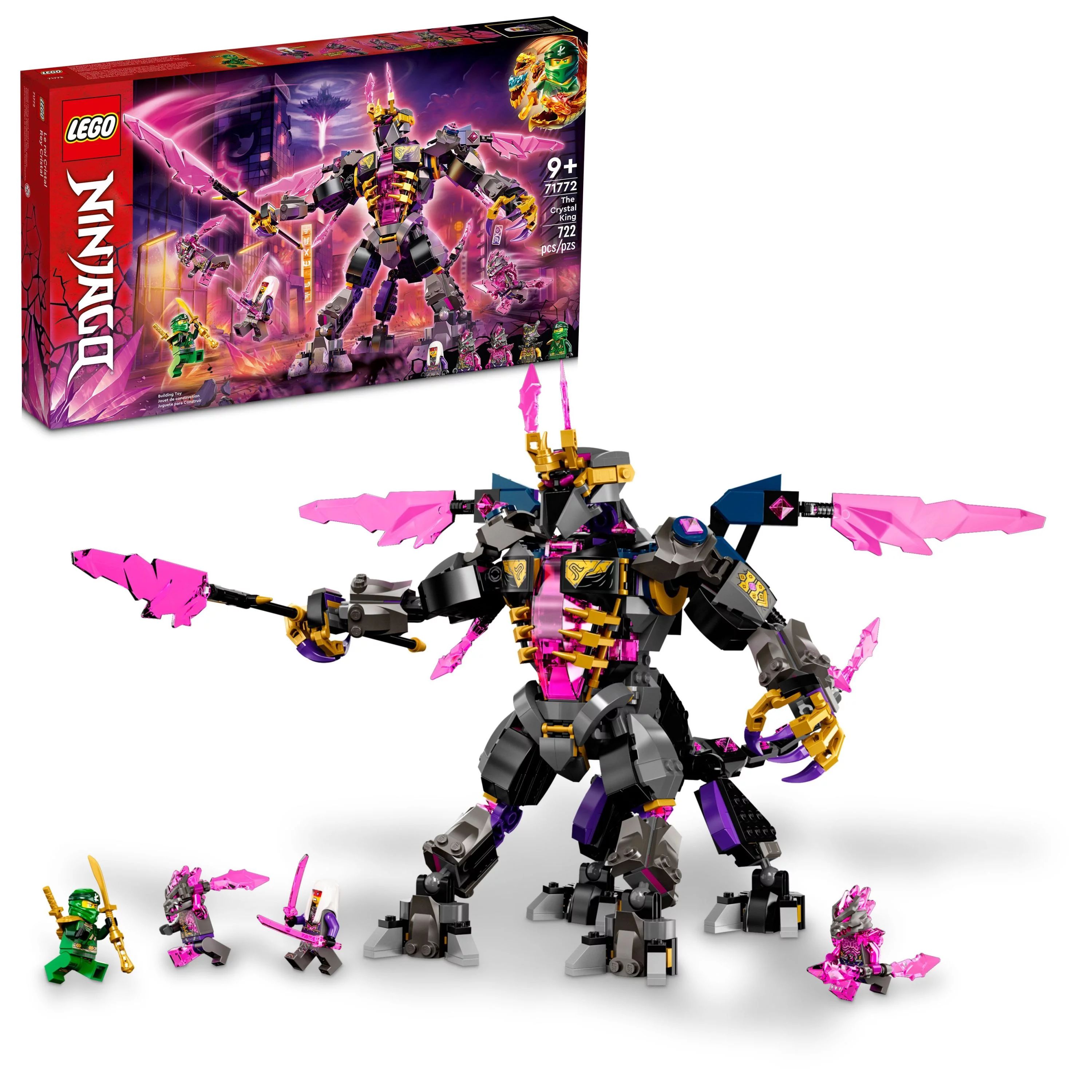 LEGO NINJAGO The Crystal King 71772 Building Set (722 Pieces) - Walmart.com | Walmart (US)