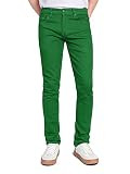 Victorious Men's Skinny Fit Color Stretch Jeans DL937 - Rust - 40/34 at Amazon Men’s Clothing s... | Amazon (US)