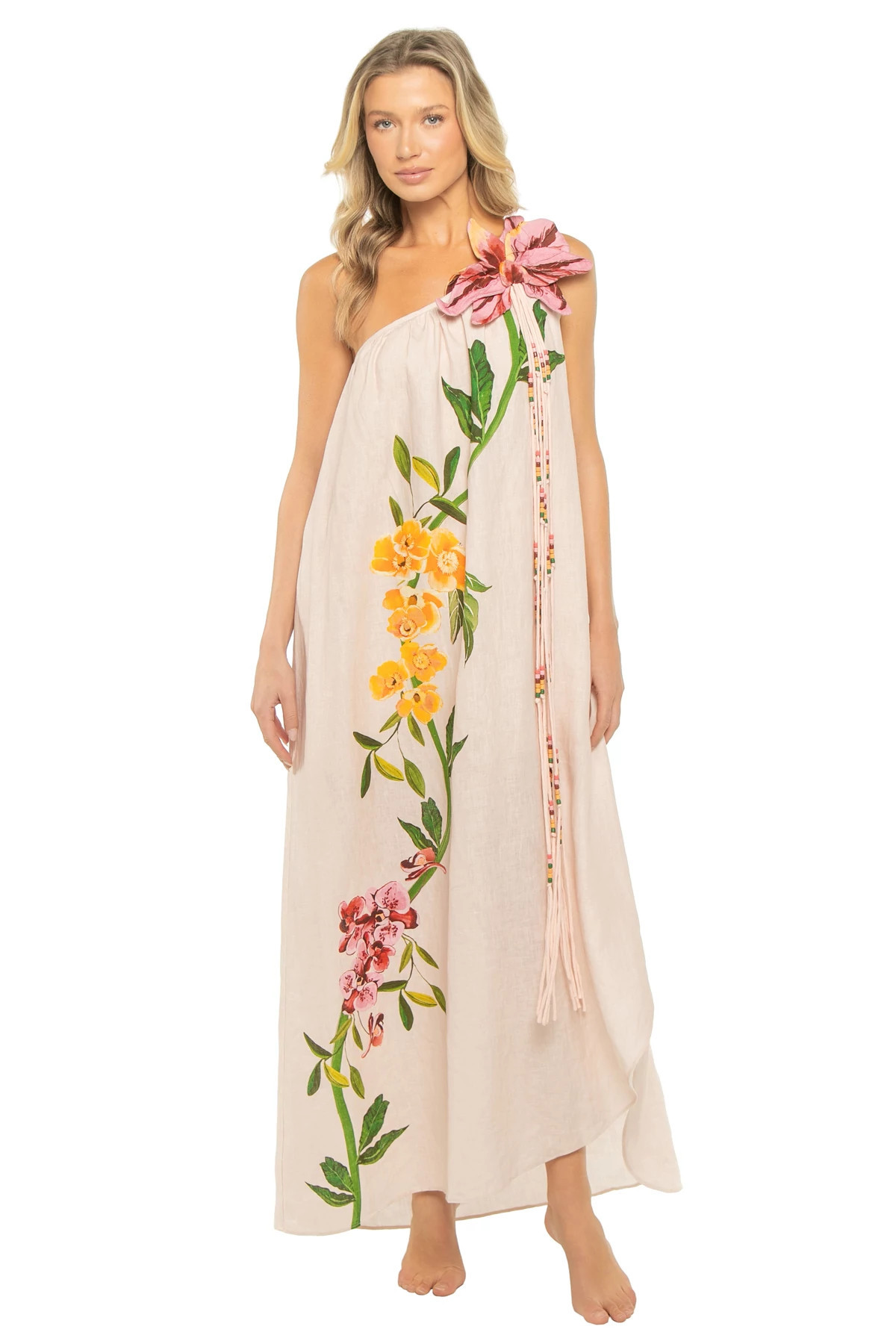Garden Terrace Linen Maxi Dress | Everything But Water