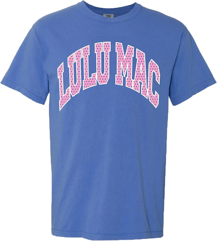 LULU MAC Polka Dot Comfort Colors T-Shirt - Adult | Amazon (US)