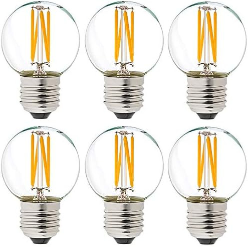 LiteHistory Dimmable g16.5 led Bulb 40W g16 1/2 led Edison Bulb 2700K 4W e26 led Globe Bulb for Ceil | Amazon (CA)