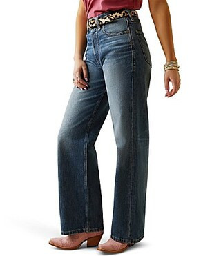 Ariat Ultra High Rise Tomboy Wide Jeans - 29 | Dillard's