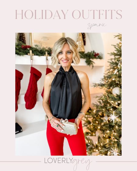 This outfit is perfect for a holiday event! Grab the pants on sale with code: BRITTANYXSPANX 👏 wearing XS 

Loverly Grey, holiday outfit

#LTKsalealert #LTKstyletip #LTKHoliday