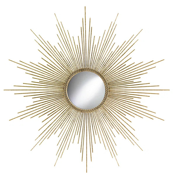 Wicksham Sunburst Modern Wall Mirror | Wayfair Professional