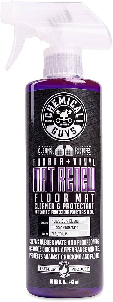 Chemical Guys Mat Renew Rubber and Vinyl Car Floor Mat Cleaner & Protectant - Cleans & Restores R... | Amazon (US)