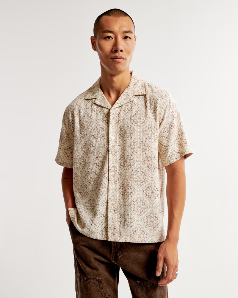 light brown pattern | Abercrombie & Fitch (US)
