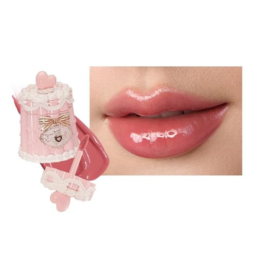 Flower Knows The Sweetie Bear Coating Lip Jelly,Soft Moisturizing Tinted Lip Gloss with Botanicals,Lightweight Non-Sticky Pink Lips Plumper,Cruelty-Free,0.18 oz(JE05 Tiered Dress) | Amazon (US)