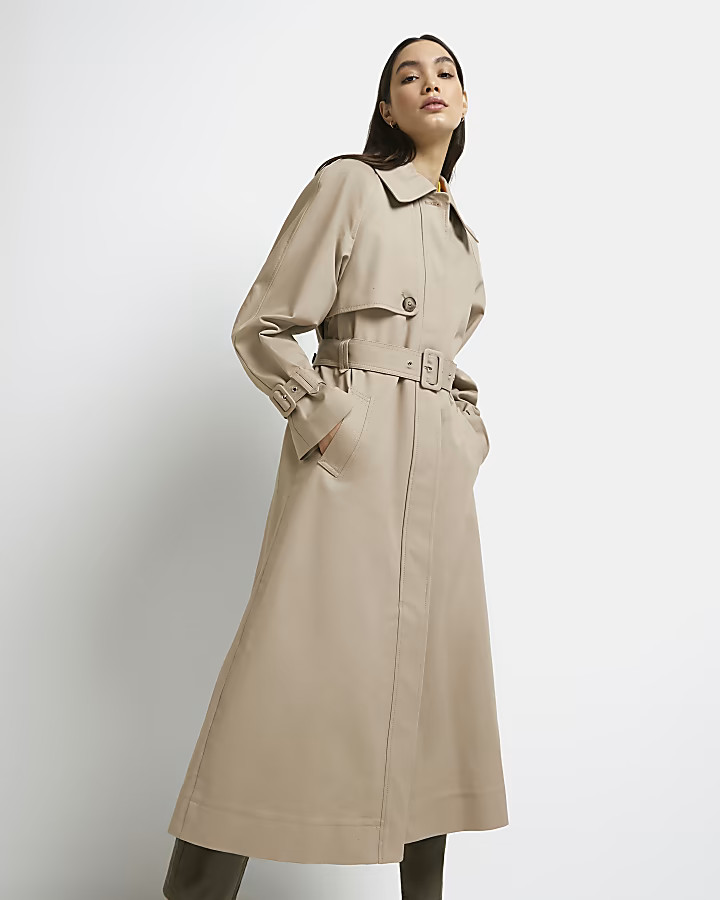 Beige trench coat | River Island (UK & IE)