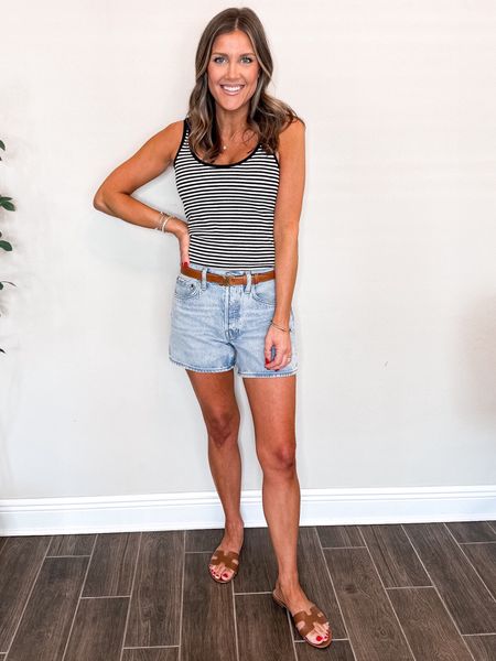 Casual Outfit Inspo


Summer  summer outfit  summer fashion  summer style  denim shorts  jean shorts  striped tank top  sandals  seasonal  casual outfit  casual style 

#LTKStyleTip #LTKSeasonal