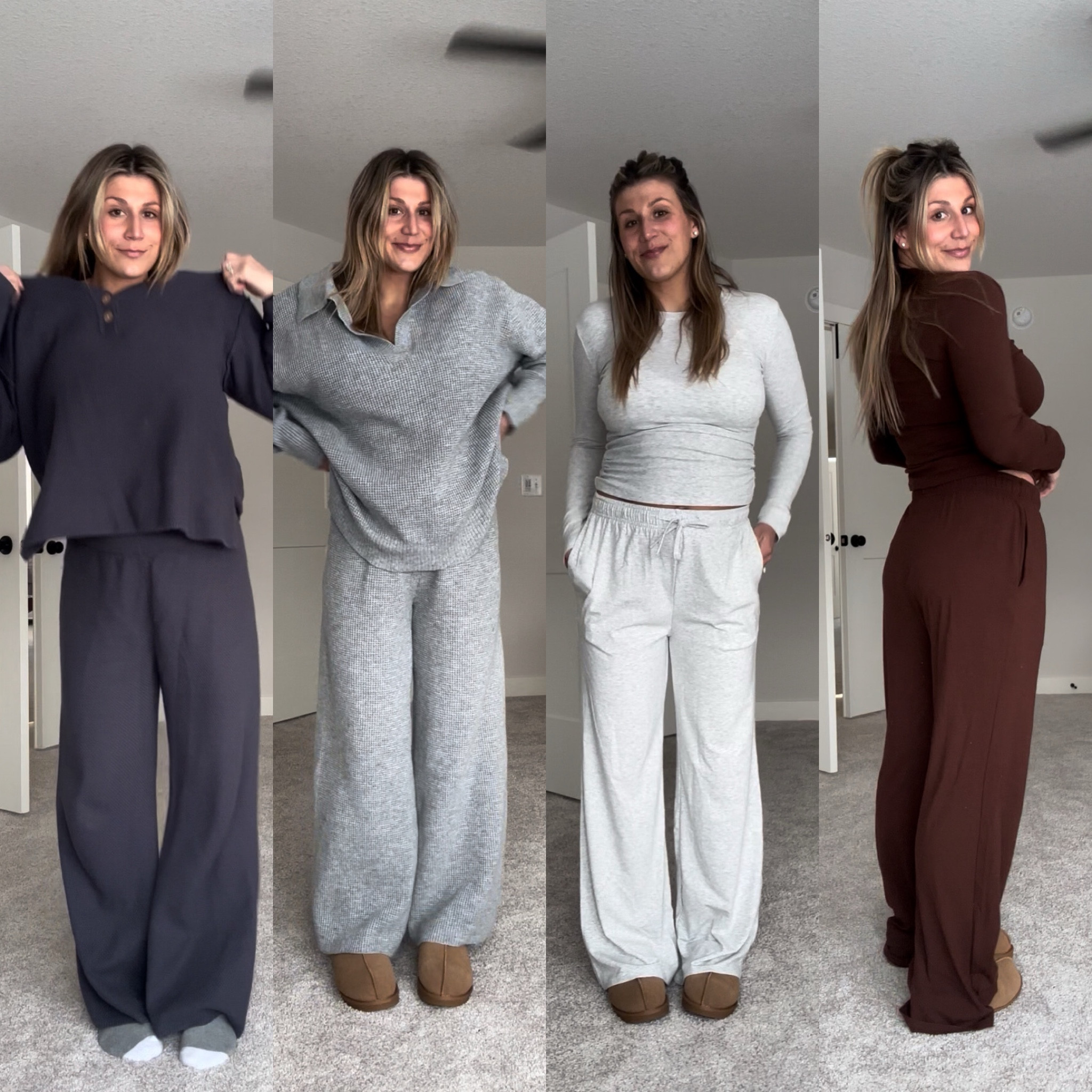 My go to postpartum Amazon sets! The pink set in my video is from P’tula! Can’t link but my code MKFIT will save you 10% sitewide 

#postpartumfashion #Amazonfashion #matchingsets 