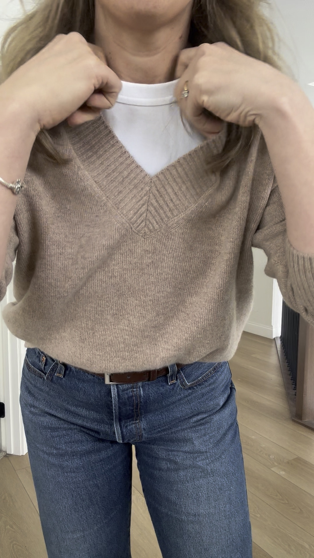 We love affordable cashmere. Quince at it again. I sized down on the sweater and everything else is true to size.

#LTKMidsize #LTKootd #LTKFindsUnder100