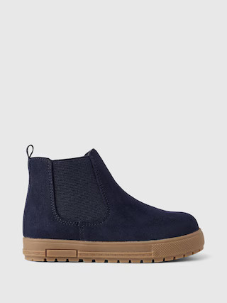 Toddler Vegan Suede High-Top Sneakers | Gap (US)