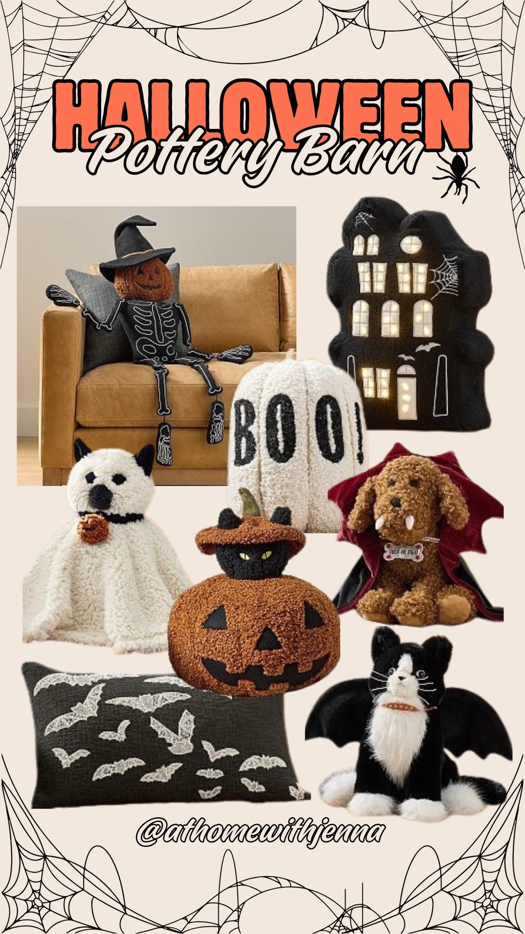🎃 Spooky season is creeping in and I’m obsessed with these new Halloween pillows from Pottery Barn! 👻 The perfect mix of cozy and creepy — swipe to shop my faves! #LTKhome #PotteryBarn #HalloweenDecor #LTKseasonal #SpookyVibes

#LTKSeasonal #LTKGiftGuide #LTKHome
