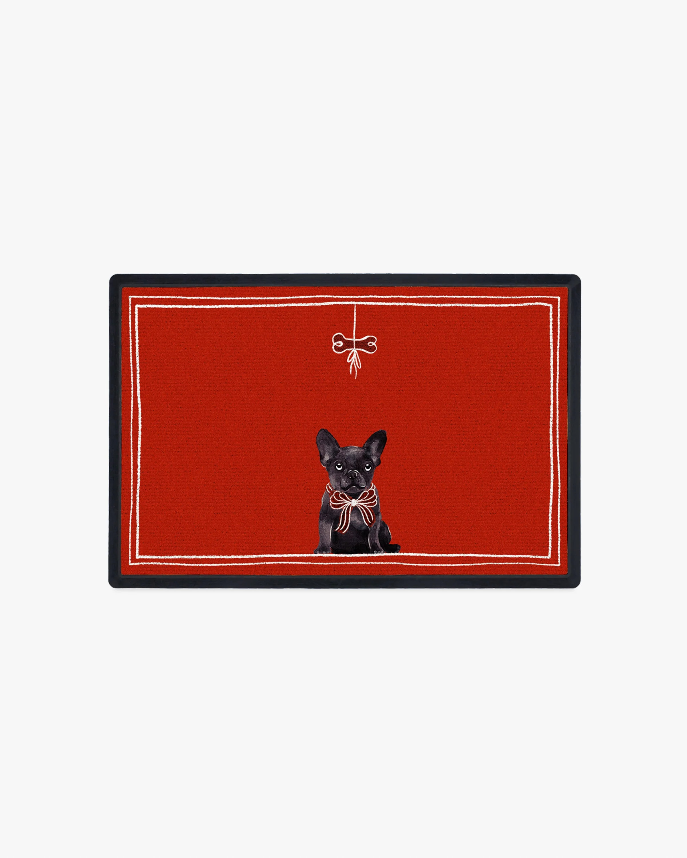 Pawlished Holiday Frenchie Doormat | Ruggable