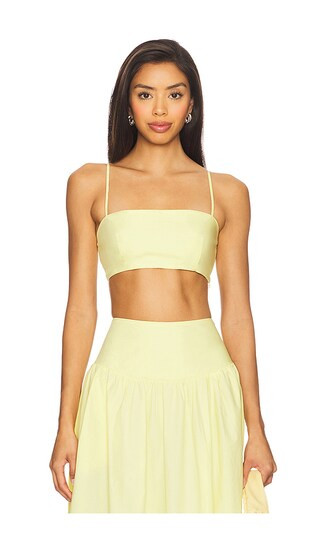 Crop String Top in Baby Yellow | Revolve Clothing (Global)