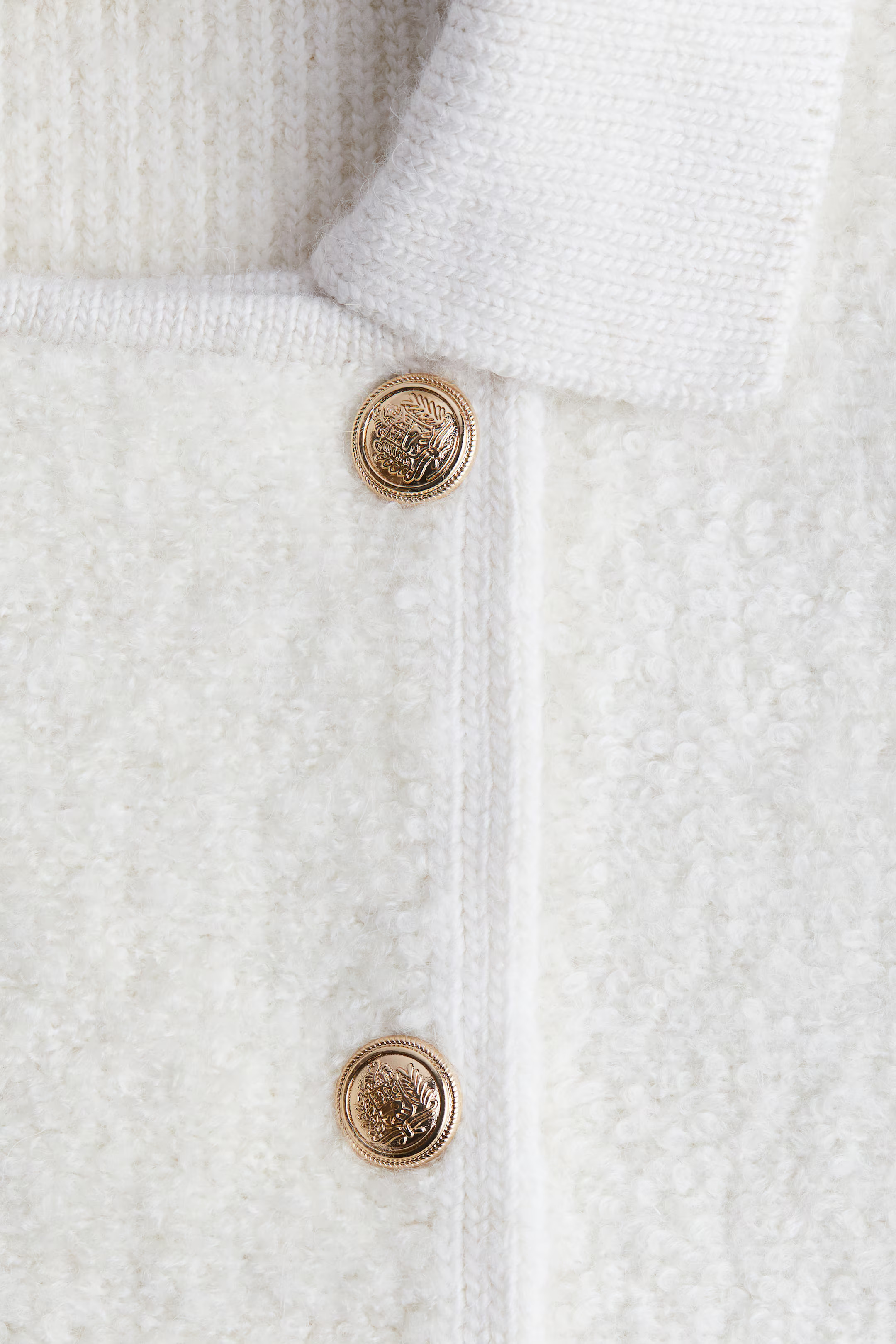 Doppelreihiger Bouclé-Cardigan | H&M (DE, AT, CH, NL, FI)