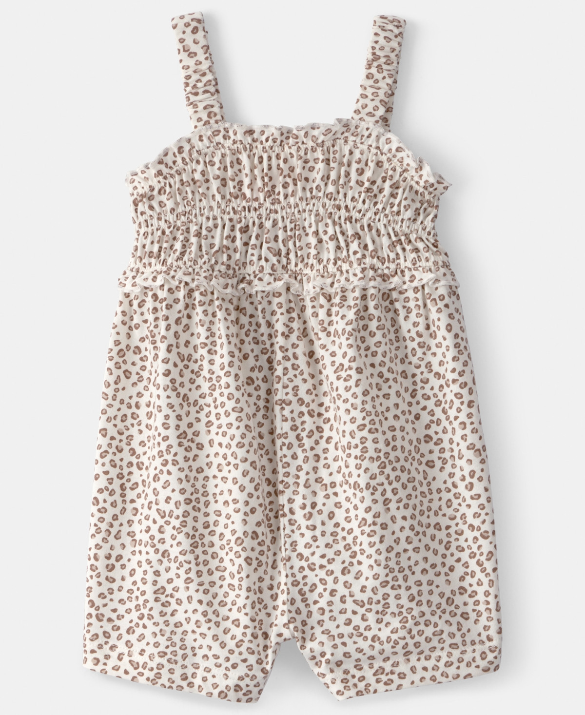 Carter's Baby Girls' Cheetah Print Sleeveless Romper - Khaki | Macy's