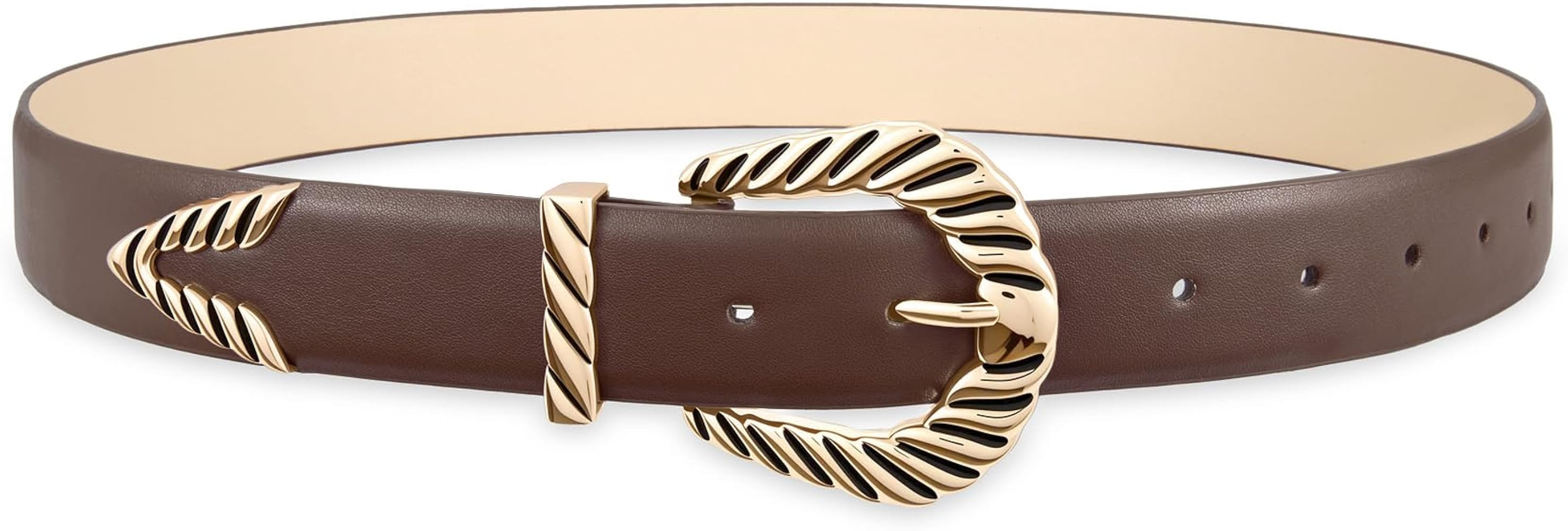 XZQTIVE Western Belt for Women, Cowgirl Country Leather Belt, Vintage Modern Rodeo Belt for Jeans... | Amazon (US)