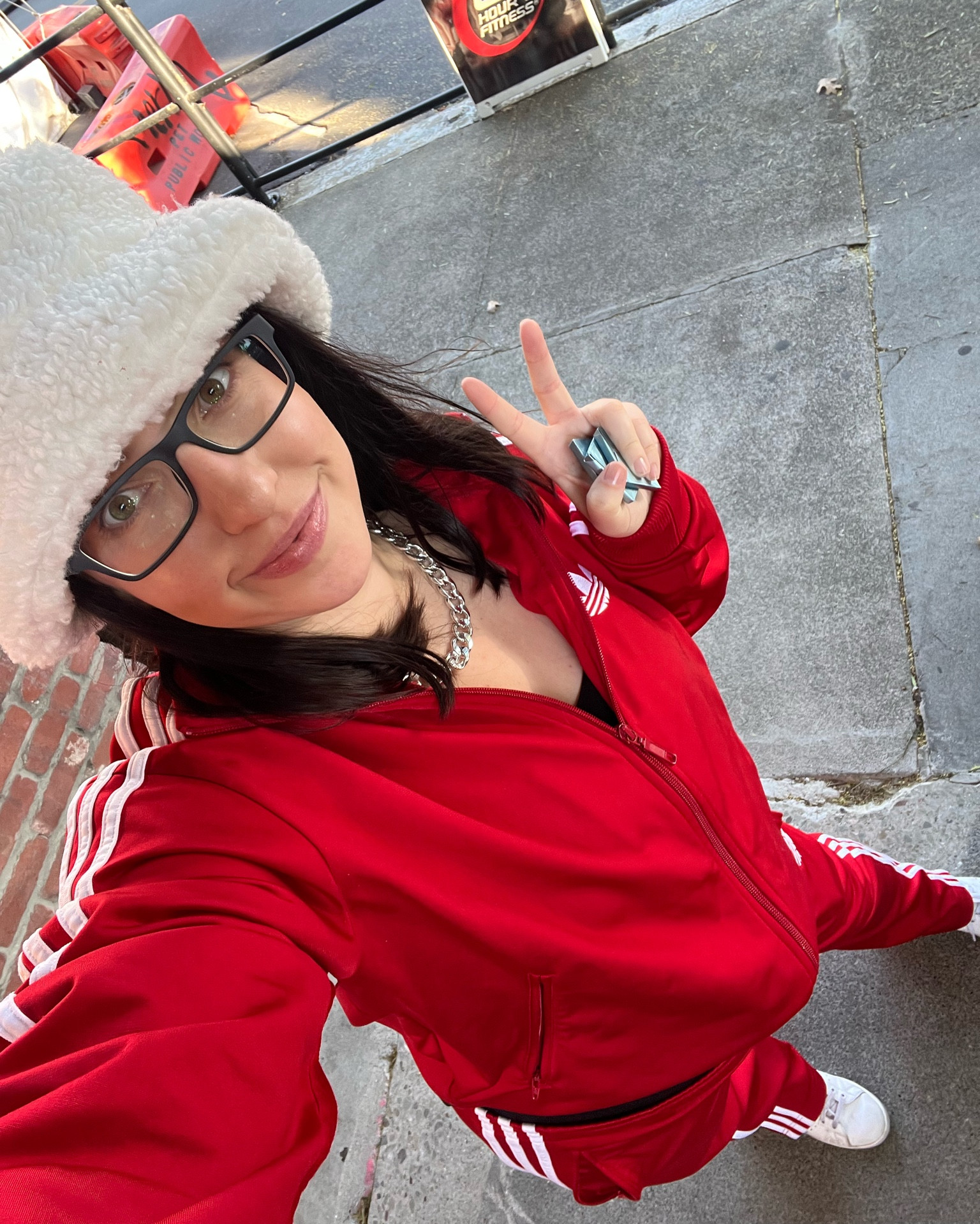 Halloween costume idea / red adidas track suit / sherpa bucket hat / fleece bucket hat / stan smith adidas / white sneakers / white Stan Smiths

#LTKHalloween #LTKFindsUnder100 #LTKMidsize