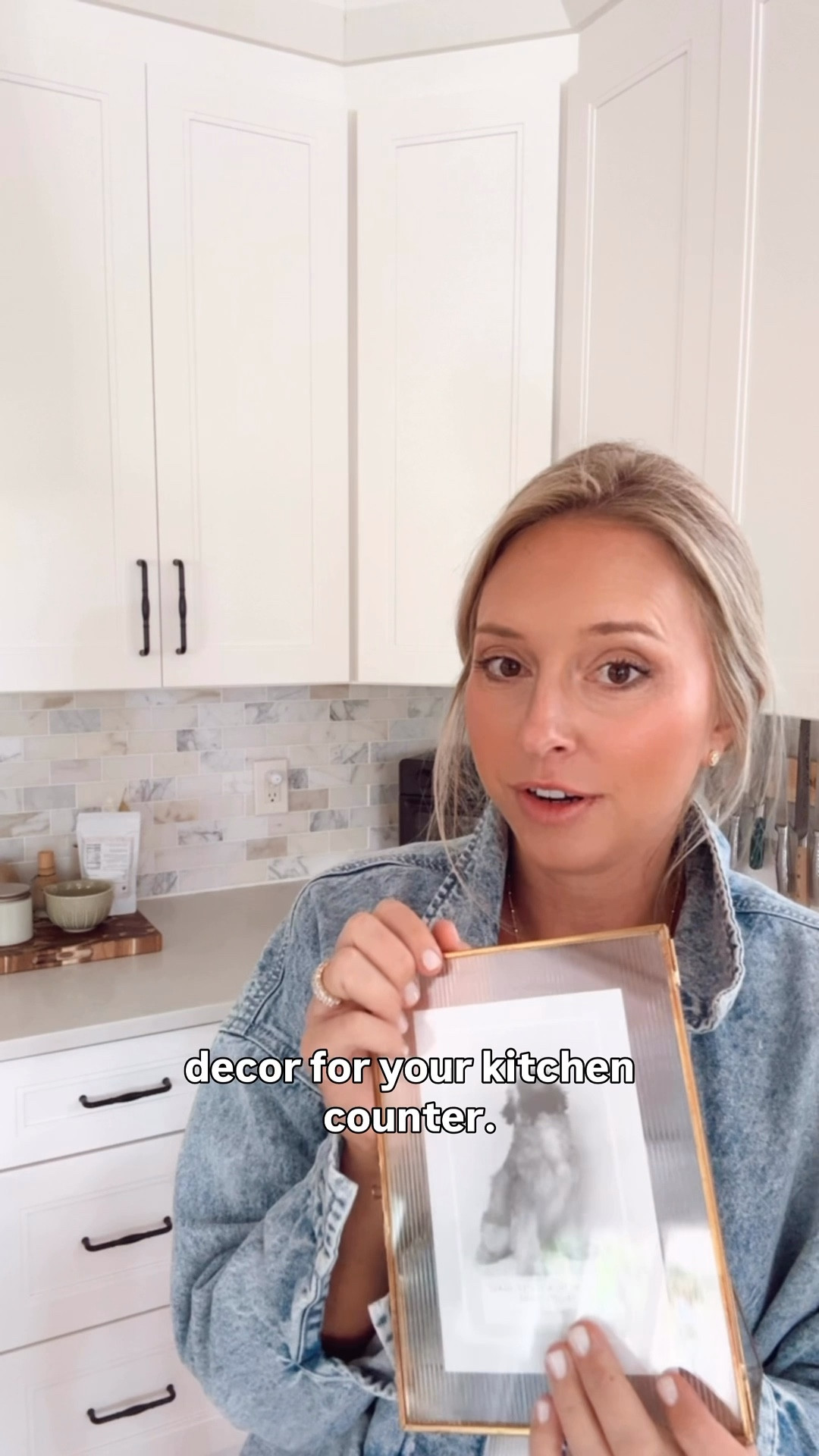 Super simple DIY decor for your kitchen! All you need is a frame!

#LTKU #LTKFindsUnder50 #LTKHome