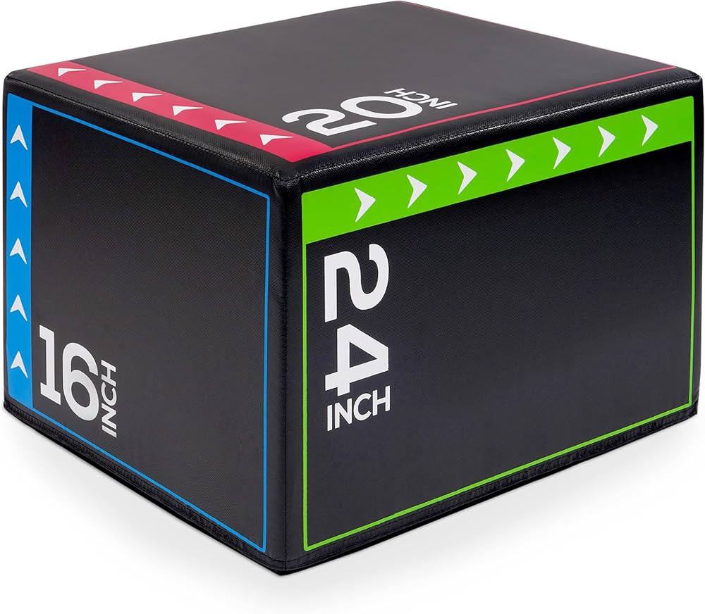 BalanceFrom Plyo Jumping Exercise Box, Home Gym Workout Trainer, Multiple Options | Amazon (US)