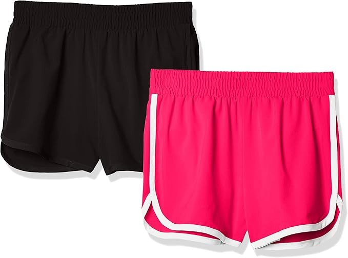 Amazon Essentials Girls and Toddlers' Active Running Short, Pack of 2 | Amazon (US)