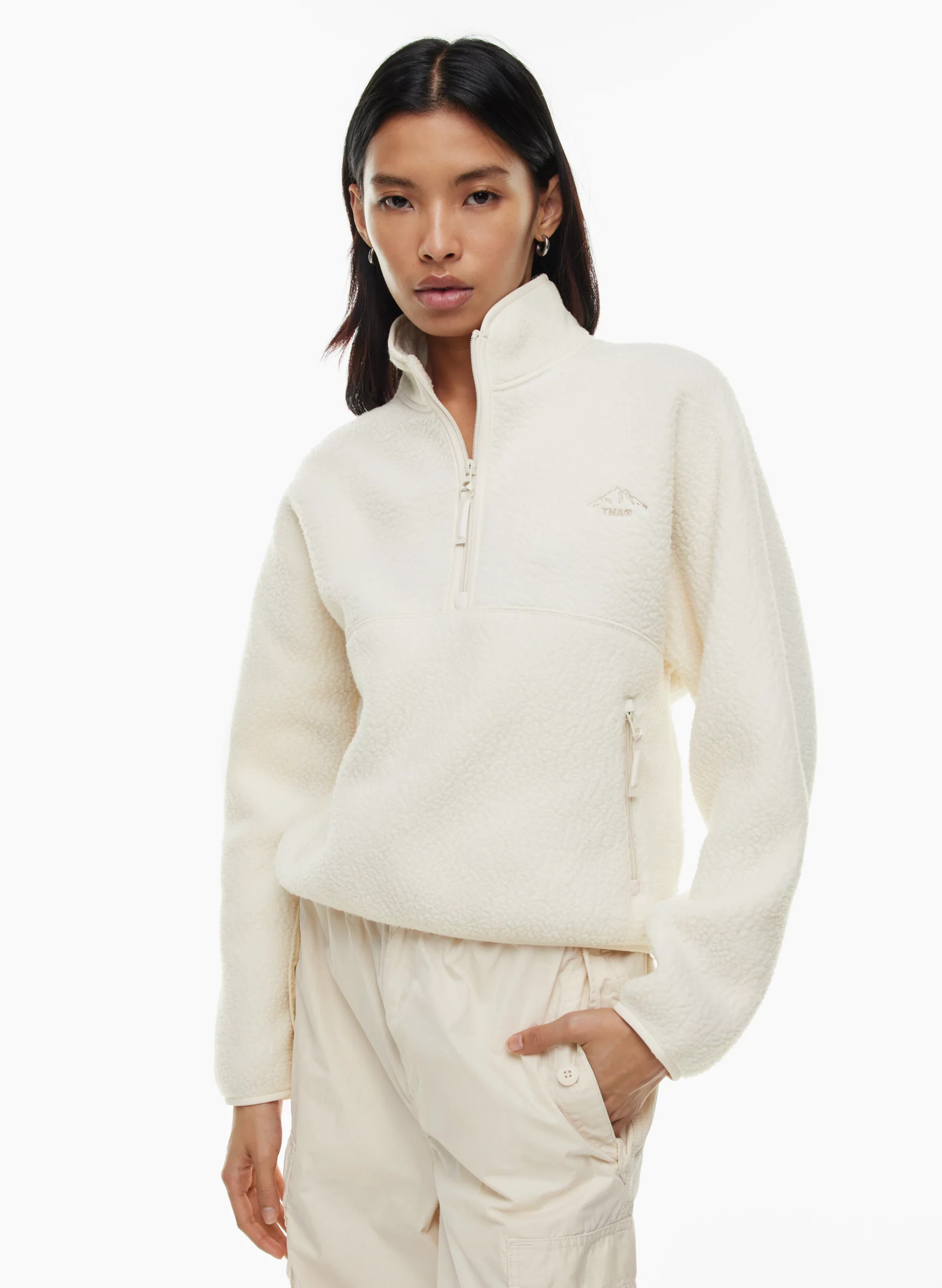 BIGFOOT POLAR ½ ZIP SWEATER | Aritzia