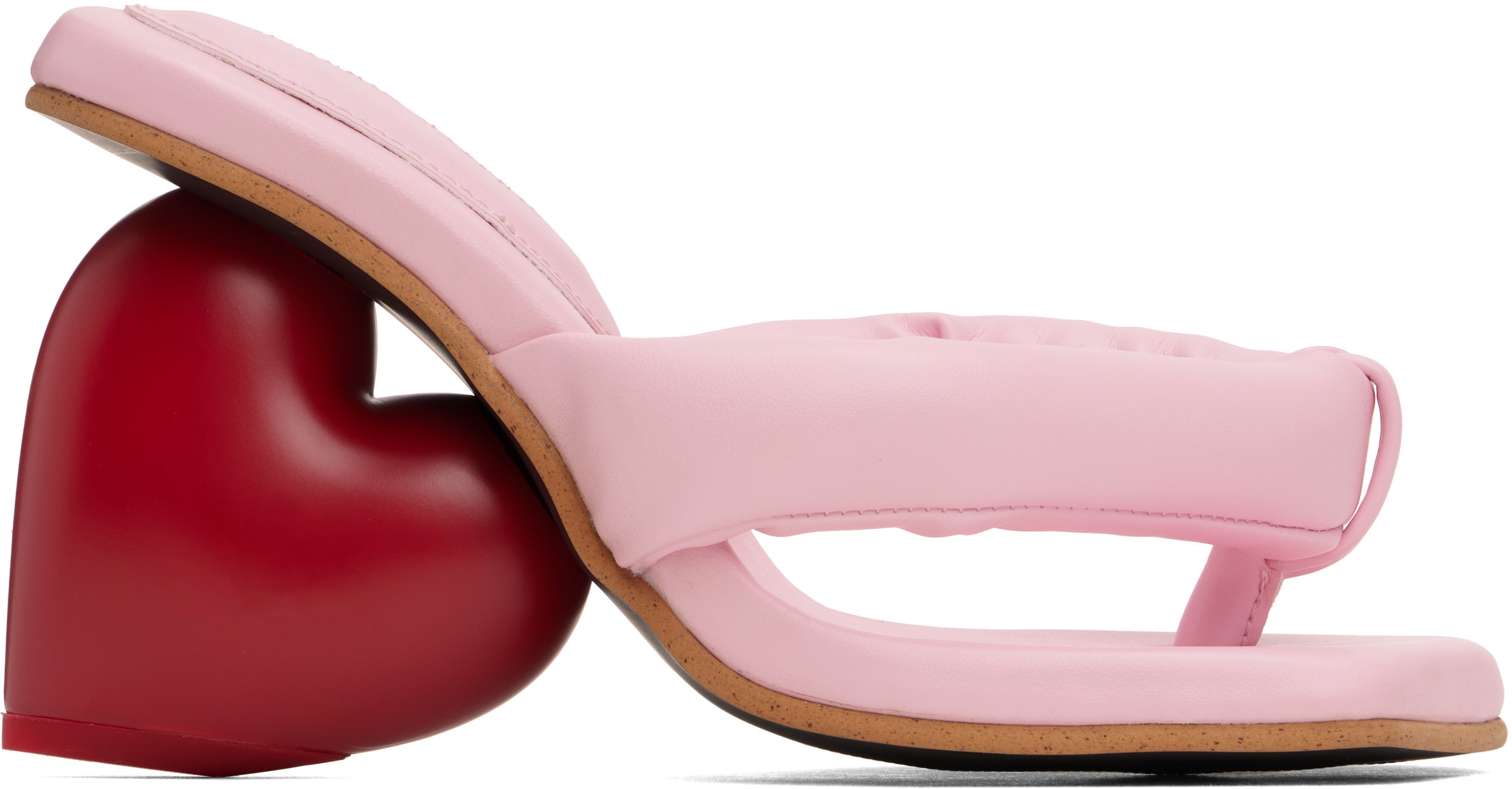 YUME YUME Pink Love Mules | SSENSE