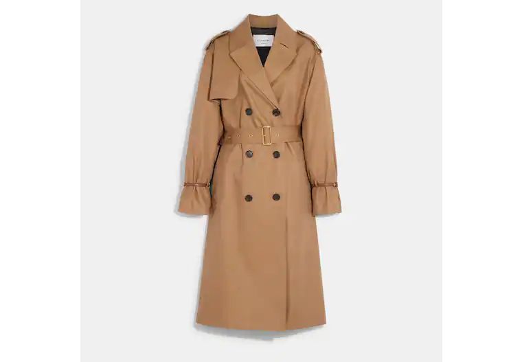 Relaxed Double Breasted Trench | Coach Outlet