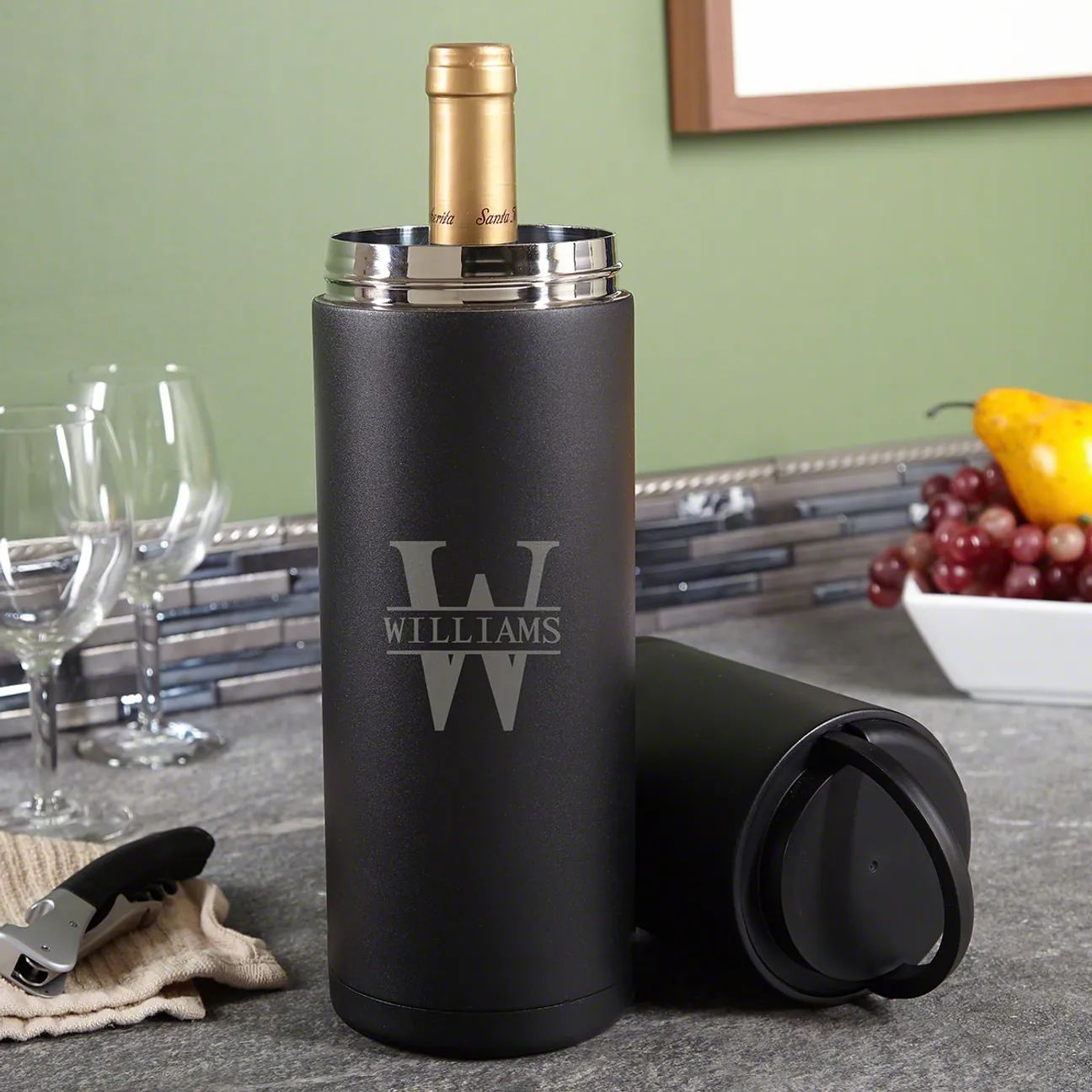 Custom Portable Wine Chiller | HomeWetBar.com