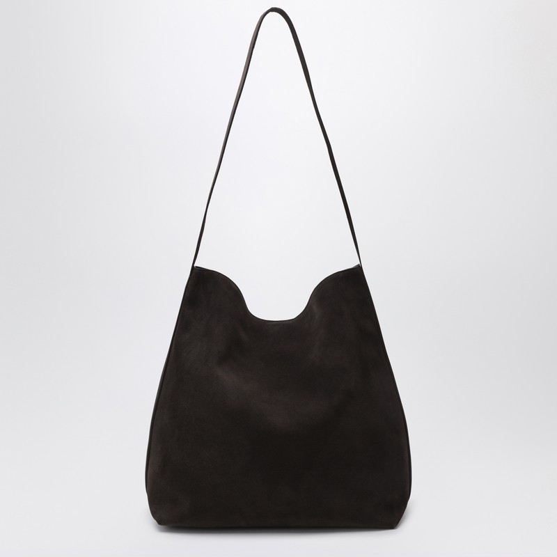 Sac Supple Bag in brown suede | The Double F