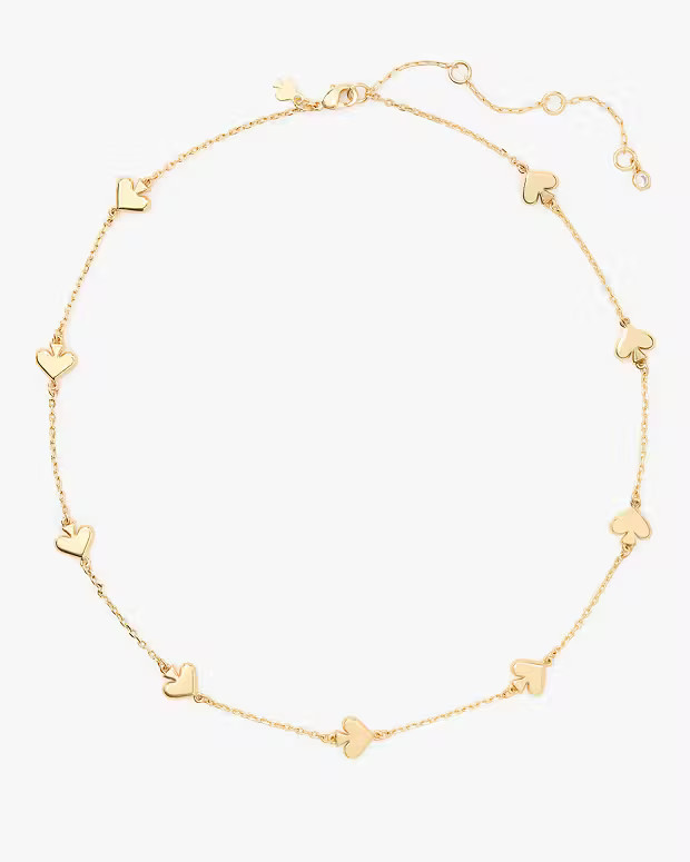 Spot The Spade Metal Scatter Necklace | Kate Spade Outlet