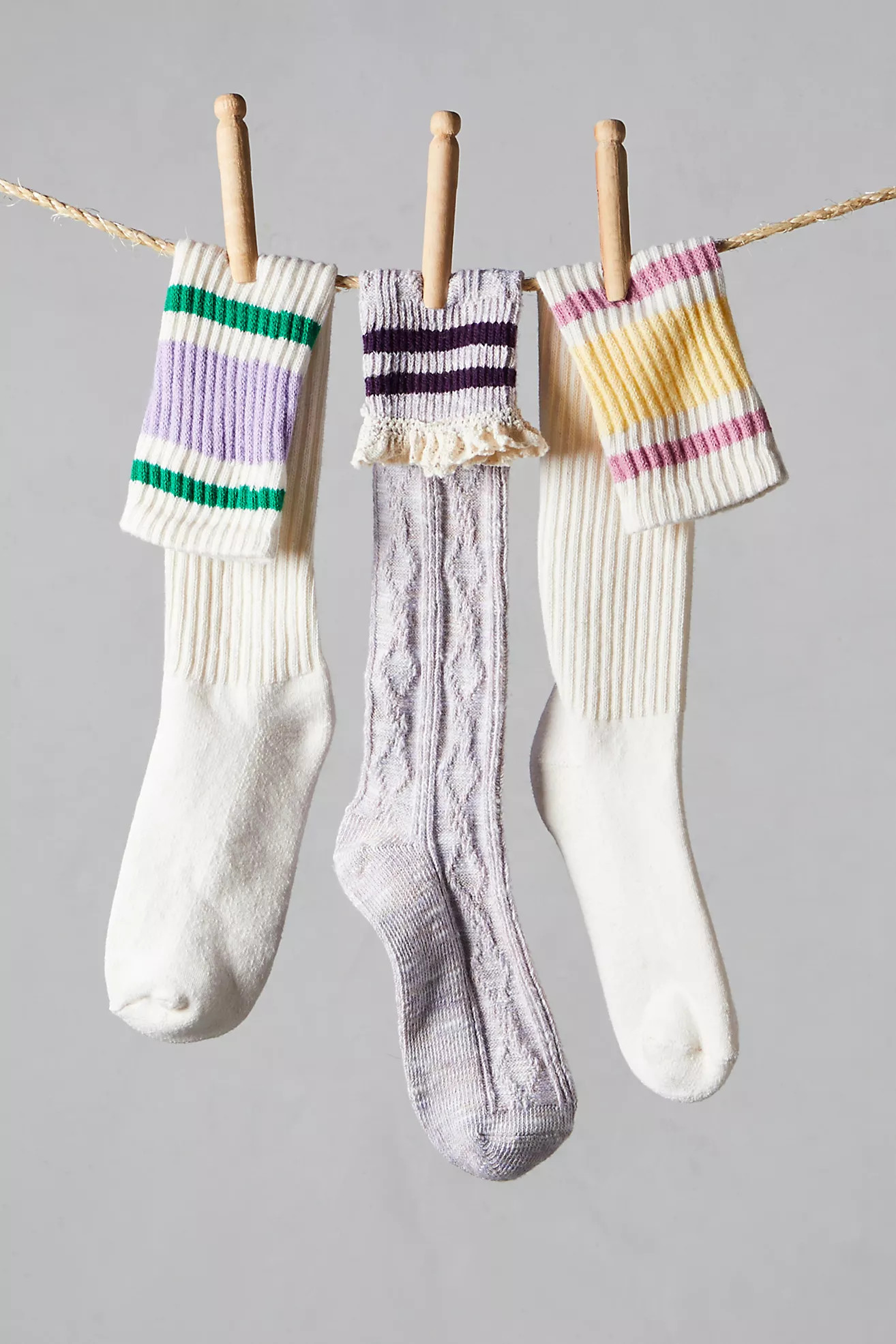 Retro Stripe Knee High Socks | Free People (Global - UK&FR Excluded)