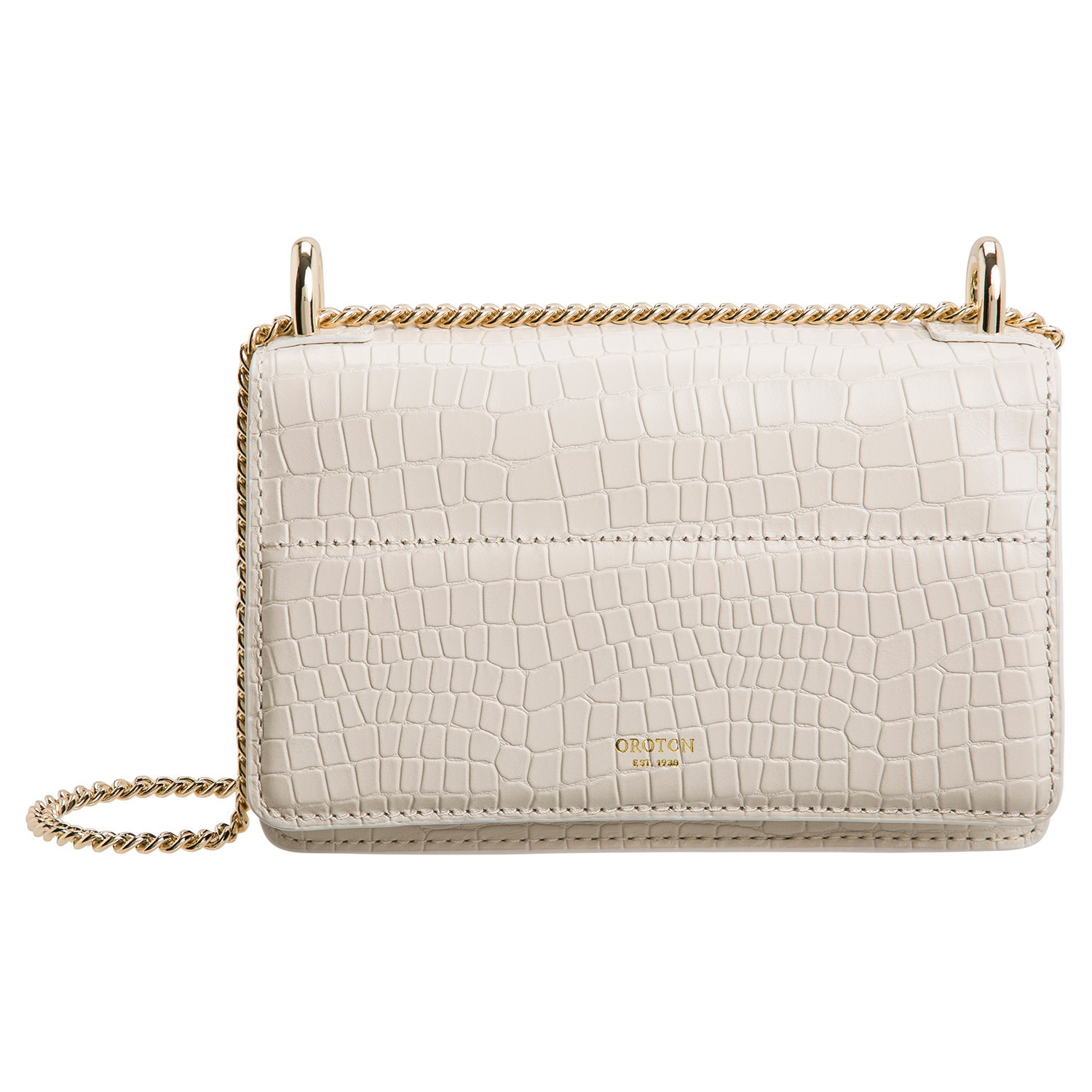 Forte Micro Clutch - Cream | Oroton | Oroton