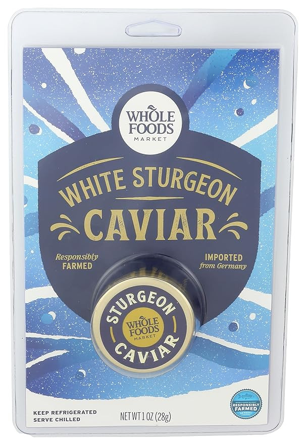 WHOLE FOODS MARKET White Sturgeon Caviar, 1 OZ | Amazon (US)