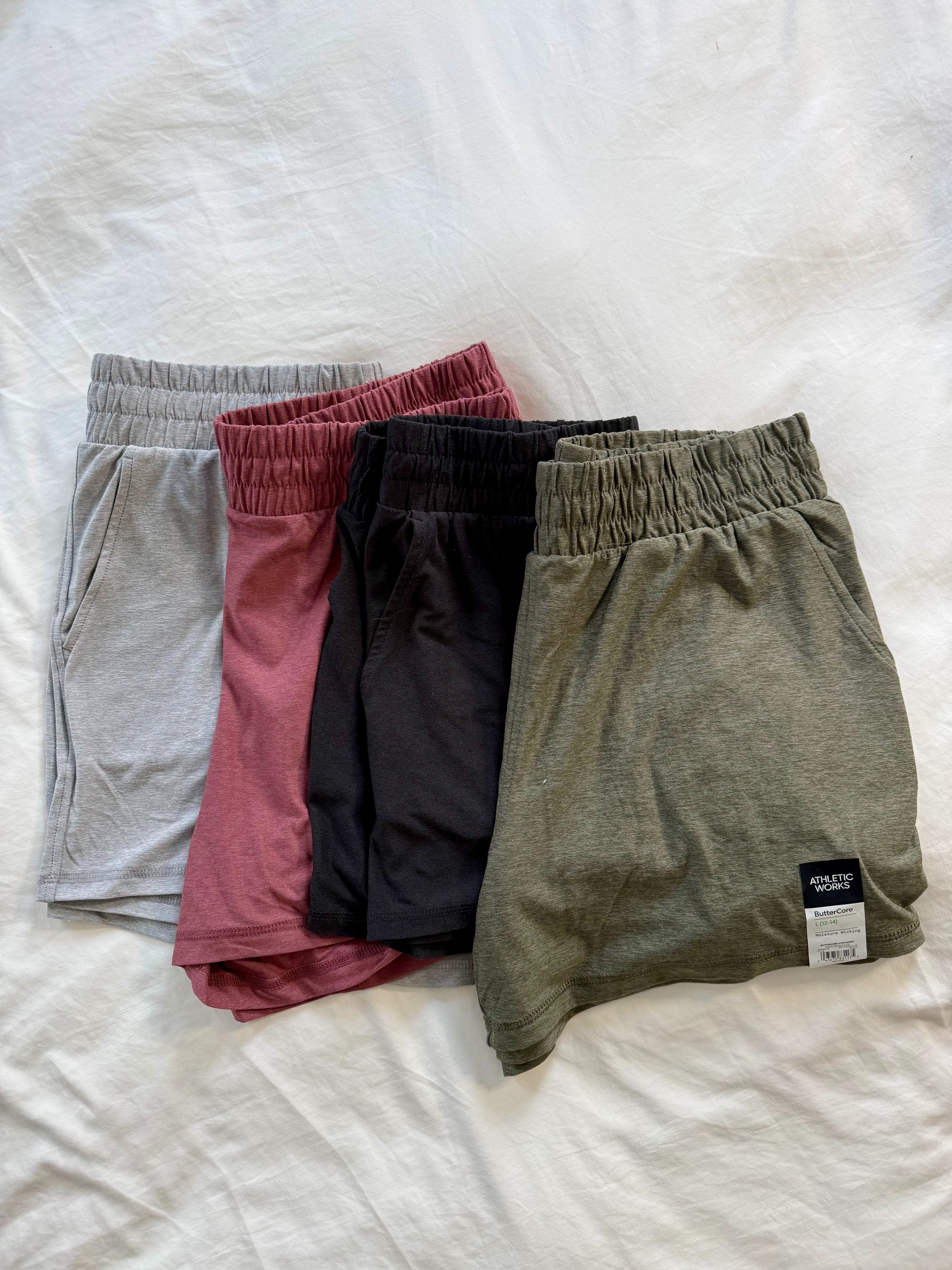 ButterCore shorts are elite.

I wore them all through pregnancy and I’m still wearing them now — just one size down. That buttery soft fabric is unreal and honestly feels like the pricey yoga brands… just without the markup.

I’ve bought 5 pairs total so far 🫣 and I’m already eyeing more colors. For under $8, it’s hard not to.

High-rise, comfy, flattering, and easy for workouts or just throwing on with a tee. Such a good staple. @walmart 

 #LTKfitnessgoals #LTKActive #LTKBump