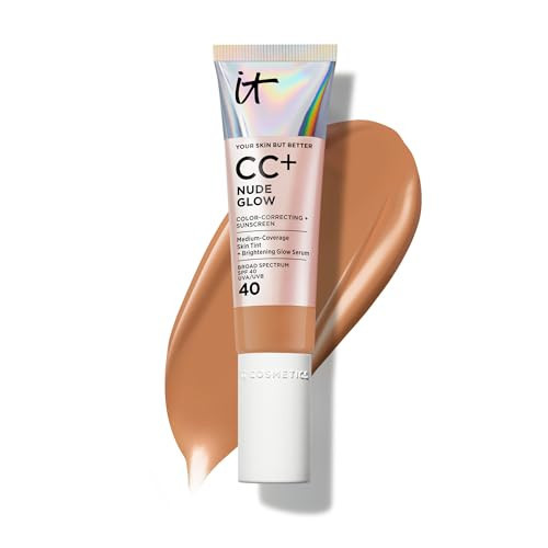 IT Cosmetics CC+ Cream Nude Glow SPF 40 - Neutral Rich (N) - 1.08 fl oz | Amazon (US)