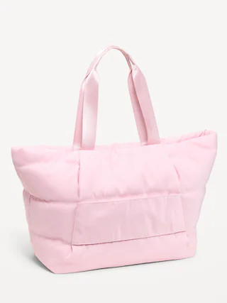 Large Active Puffer Tote Bag | Old Navy (US)