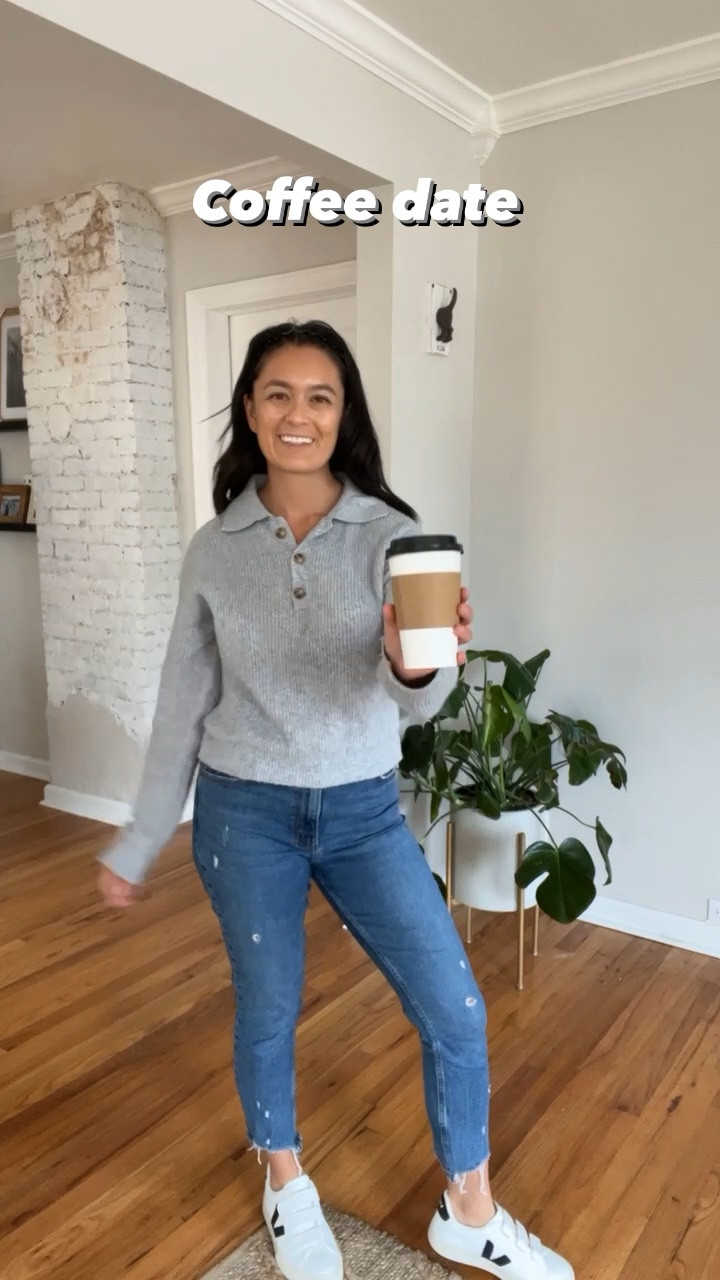 October outfit ideas. Fall fashion. Polo sweater. Abercrombie jeans. Veja sneakers. White sneakers. Velcro shoes. Date night outfit. Plaid skirt. Abercrombie bodysuit. Brown booties. Black bodysuit. White button down. Belt bag. Amazon lounge set. Two piece lounge set. Everyday outfit. Casual style. Hiking outfit. Plaid shirt. Leggings. Hiking boots l. 

#LTKSeasonal #LTKunder100 #LTKtravel