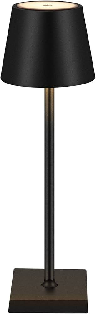 S SUNSBELL Cordless Table Lamps Metal Led Desk Lamp Portable Wireless Bedside Lamps USB Rechargea... | Amazon (US)