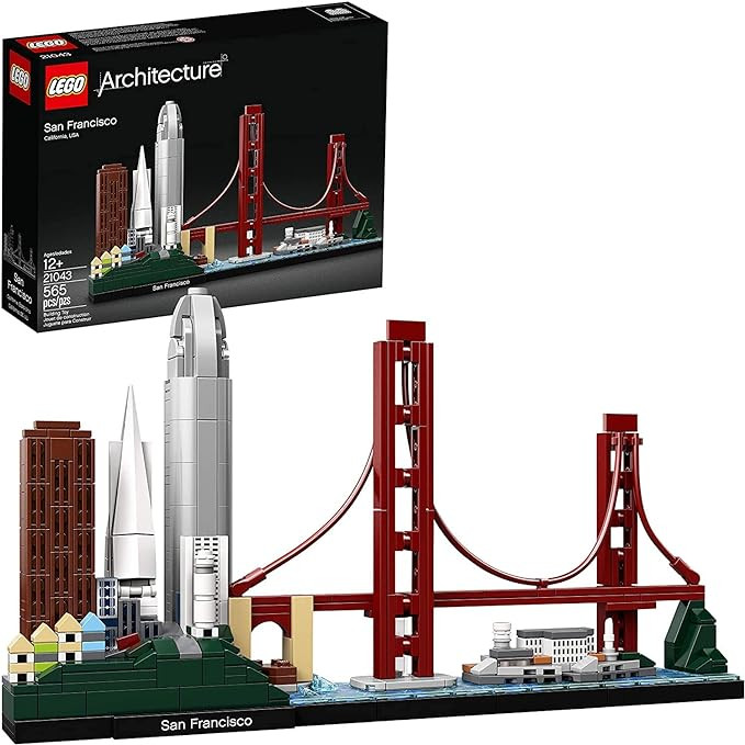 LEGO Architecture Skyline Collection 21043 San Francisco Building Kit Includes Alcatraz Model, Go... | Amazon (US)