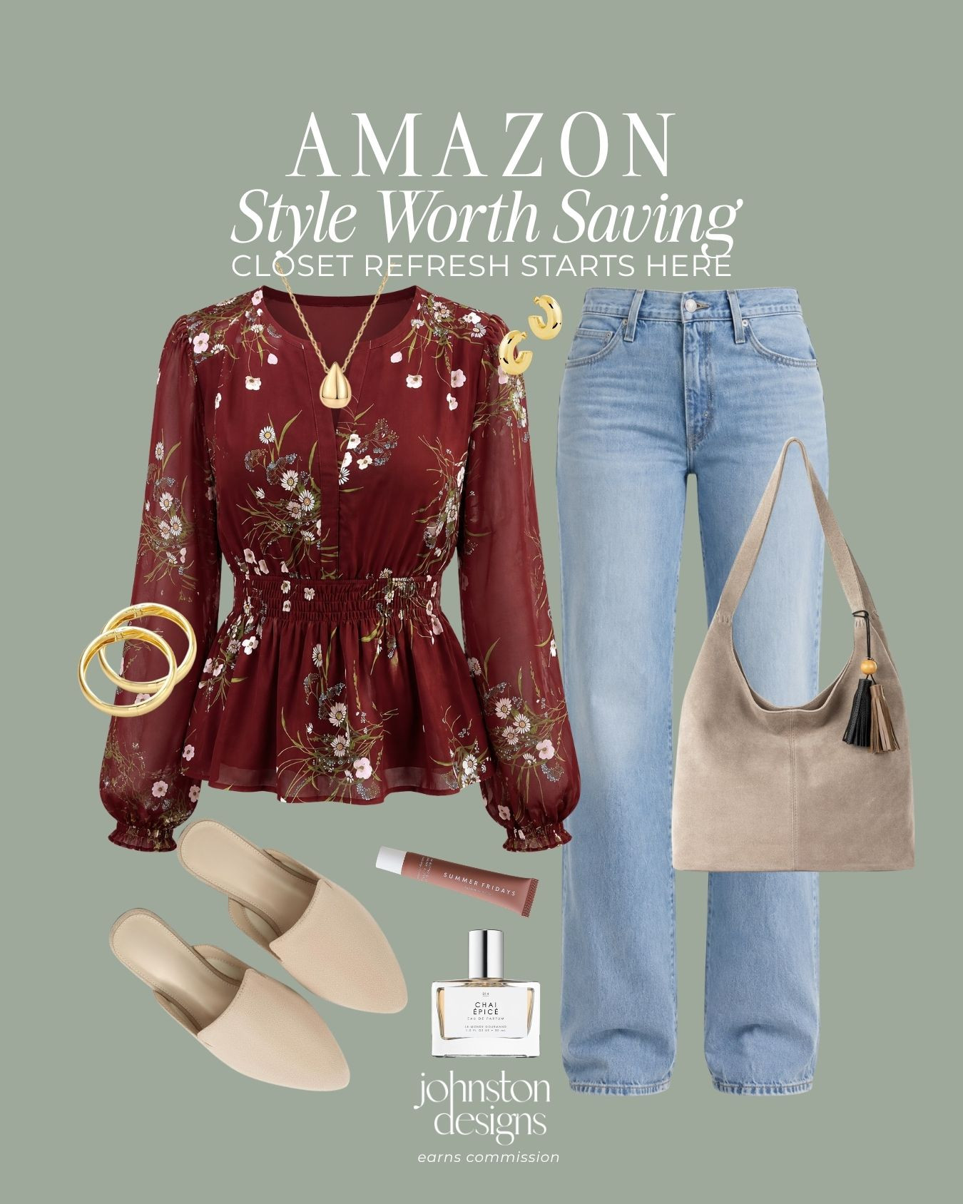 Your fall closet refresh starts with this easy Amazon outfit. 🍂 A romantic floral blouse, light-wash jeans and neutral accessories create a polished transitional look you can wear from workdays to weekend plans.

Amazon fall fashion, transitional fall outfit, floral blouse outfit, light-wash jeans, affordable Amazon style, casual work outfit, feminine everyday fashion, fall closet refresh

#amazonfashion #amazonfinds #falloutfit #transitionalstyle #affordablefashion #everydaystyle #fallfashion #closetrefresh #amazonstyle
 

 #LTKootd #LTKSeasonal