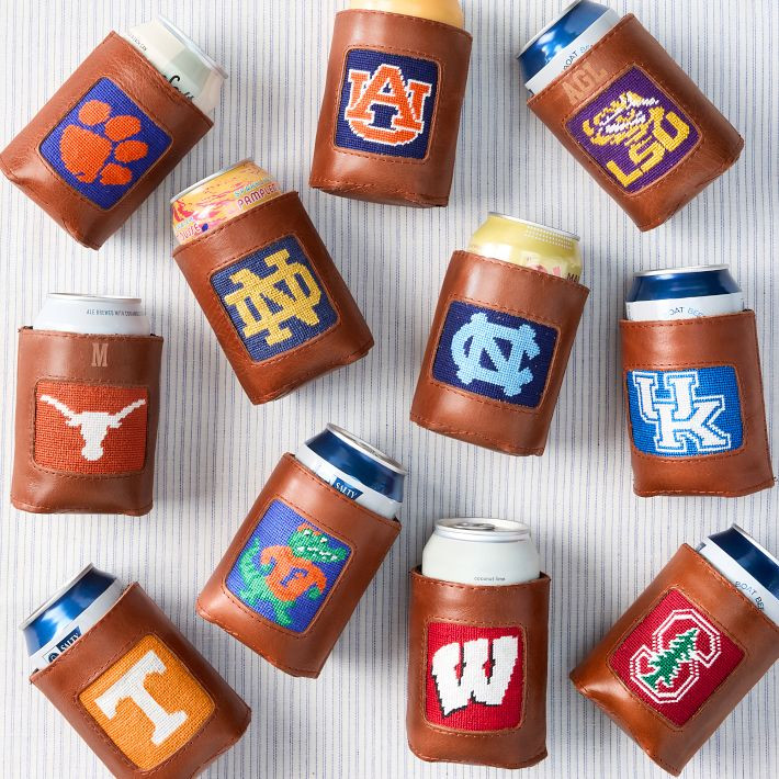 Smathers & Branson Collegiate Needlepoint Can Cooler | Mark and Graham