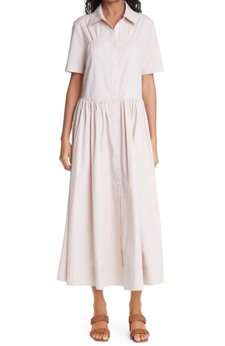 STAUD Guilia Maxi Shirtdress | Nordstrom | Nordstrom