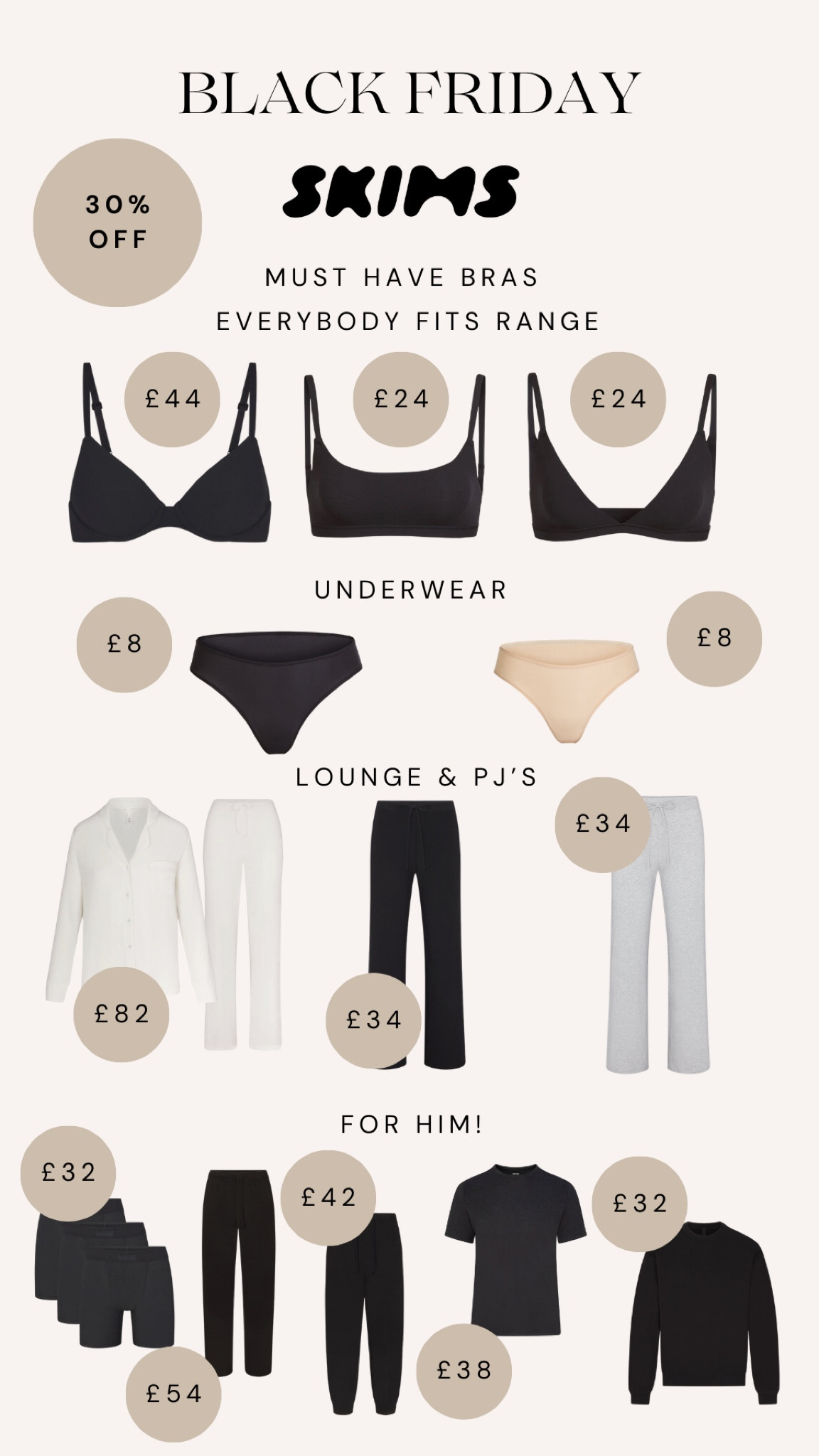 30% off skims! I’ve placed the biggest order for me and David because there are so many amazing pieces!

Black Friday, cyber week, skims , gifts

#LTKuk #LTKCyberWeek #LTKgiftguide