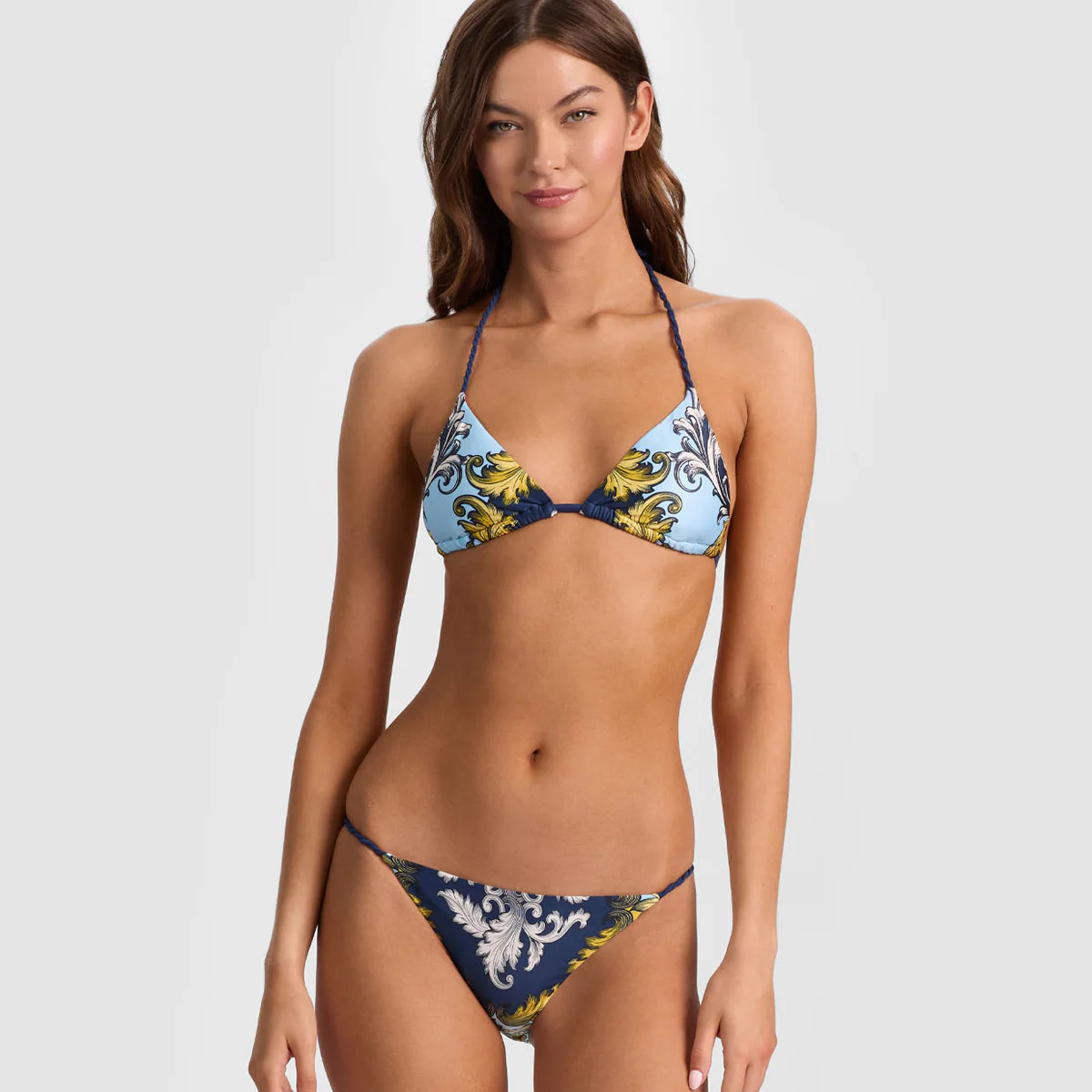 Antique Scroll Rope Triangle Top | PQ Swim | PQ Swim