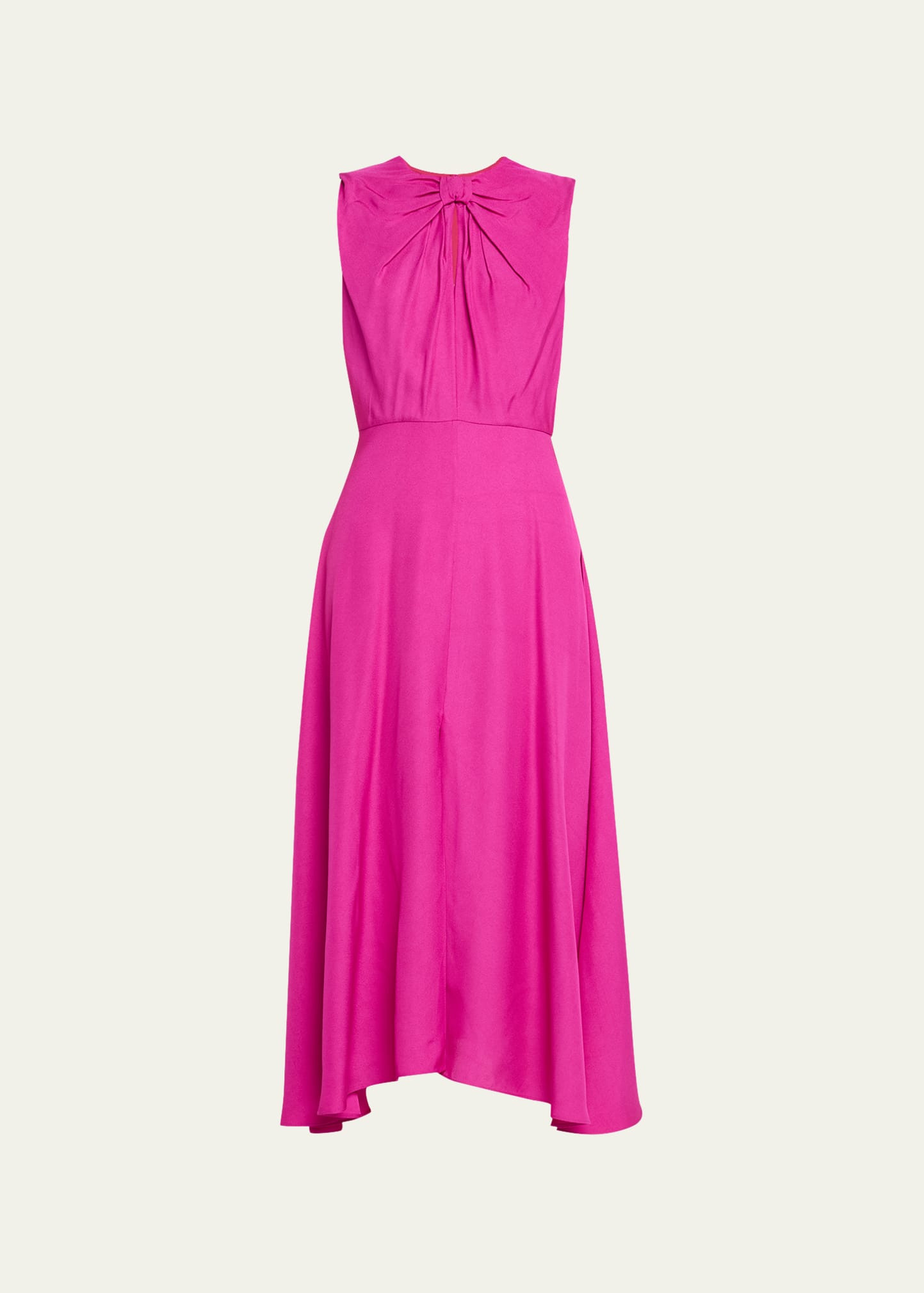 Saloni Marla Sleeveless Bow Midi A-line Dress | Bergdorf Goodman