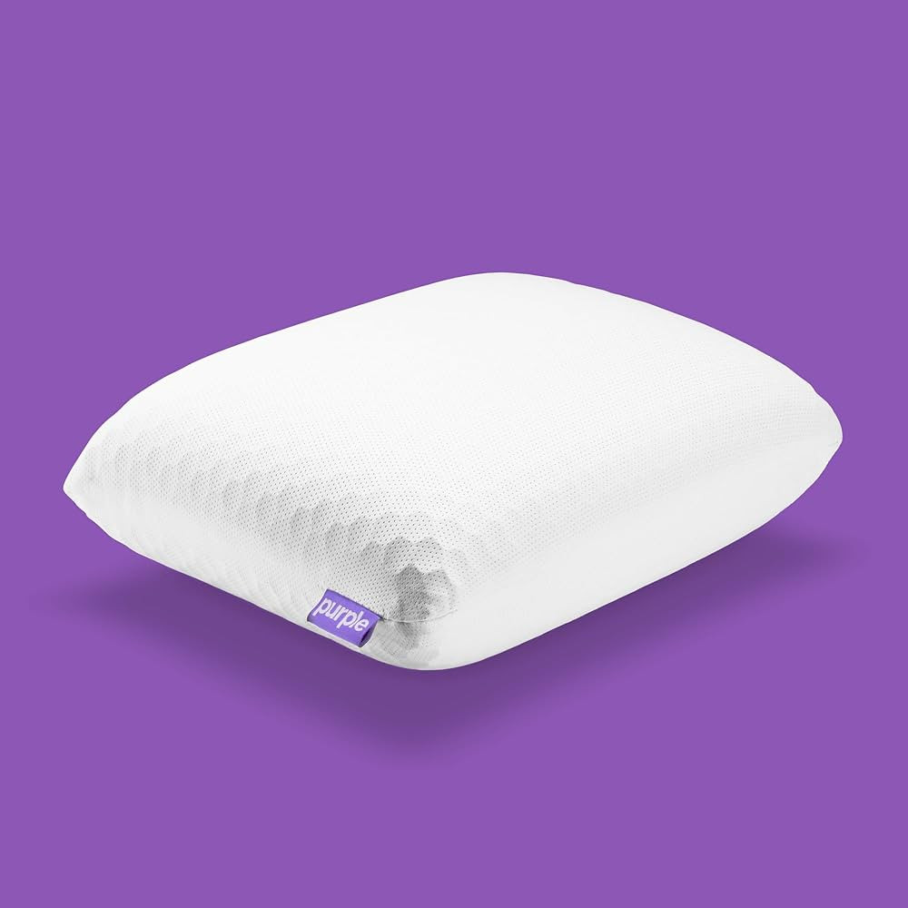 Purple Harmony Anywhere Pillow, Travel/On-The-Go, Hex Grid, No Pressure Support, Stays Cool | Amazon (US)