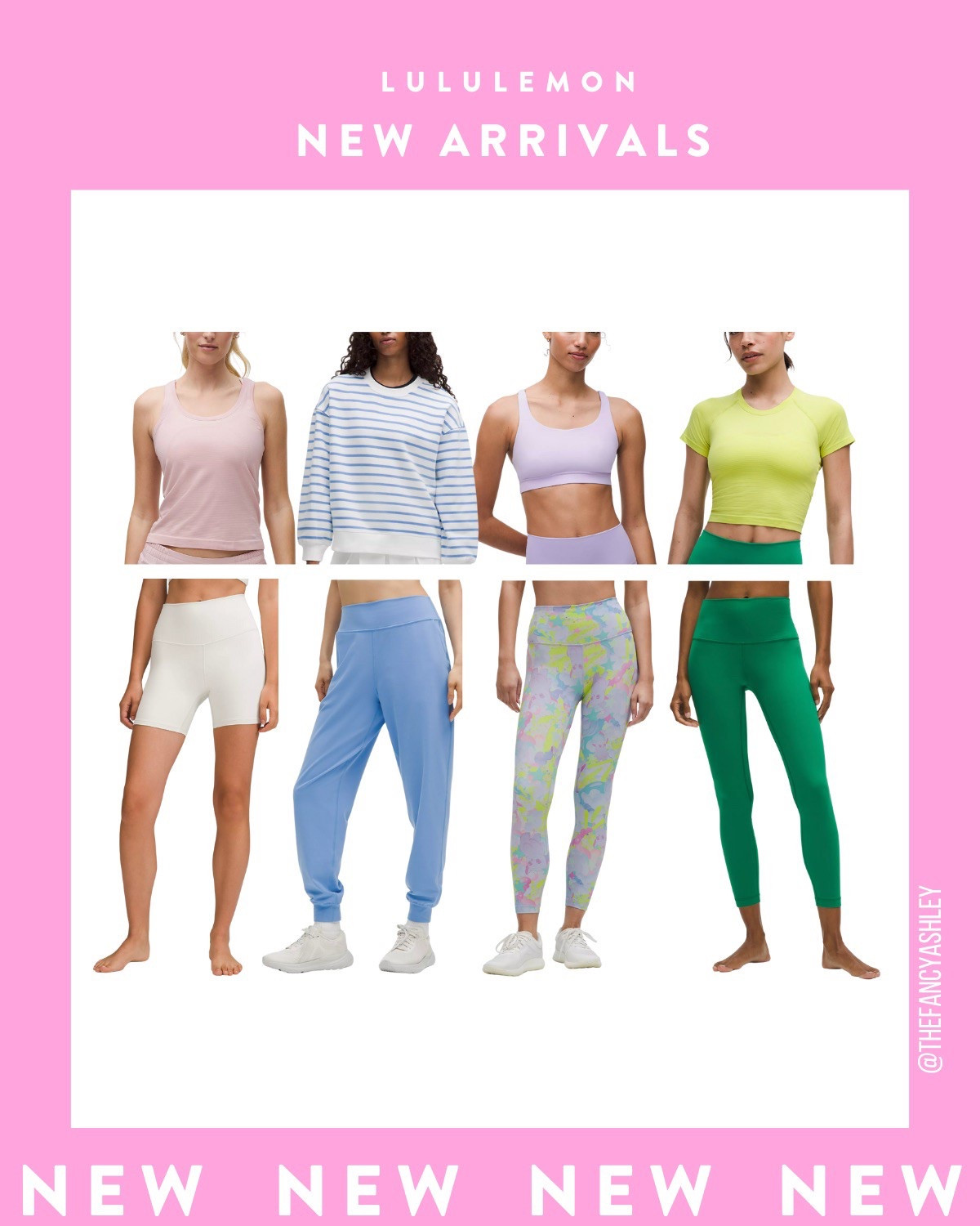 Loving these new lululemon spring arrivals—nothing like a neon green moment! Shorts, joggers, leggings, tanks, tees, sweatshirts—basically, all the staples! 

#LTKSeasonal #LTKStyleTip #LTKActive