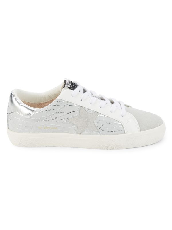 Croco-Embossed Superstar Leather Sneakers | Saks Fifth Avenue OFF 5TH